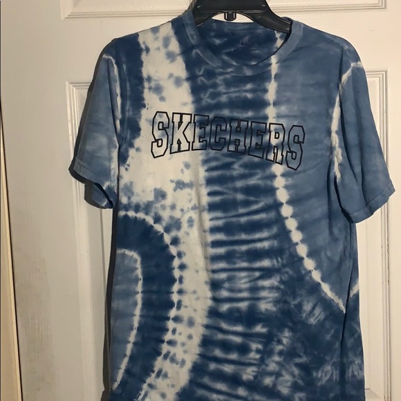 Sketchers blue tie die t shirt - Picture 1 of 2